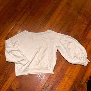 White long sleeve shirt/sweatshirt Size Large.